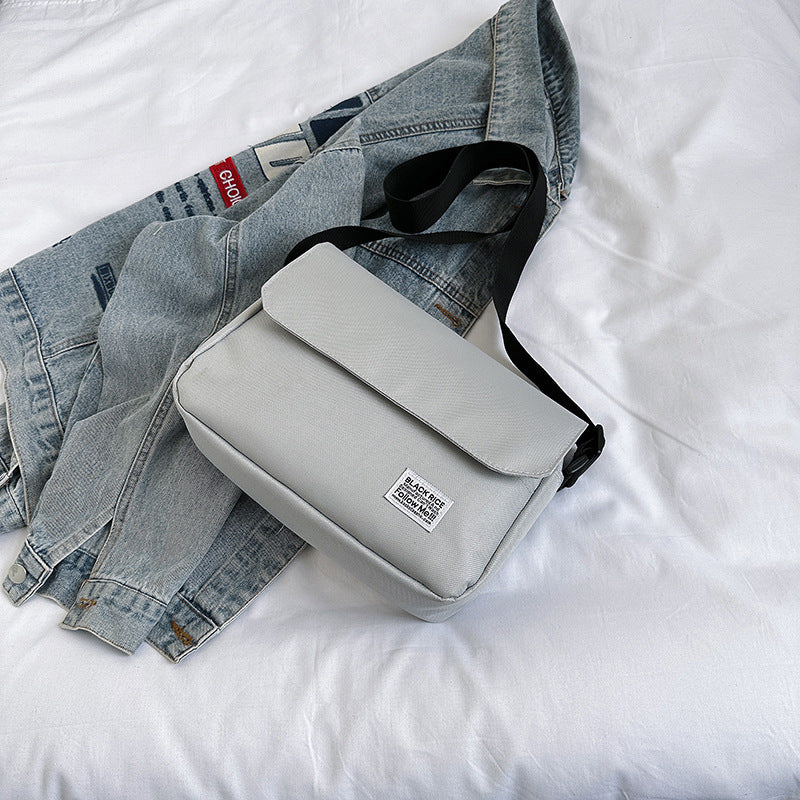 Minimalist Crossbody Bag for Men and Women, Waterproof Oxford Fabric, Lightweight & Durable, Perfect for Daily Use and Students