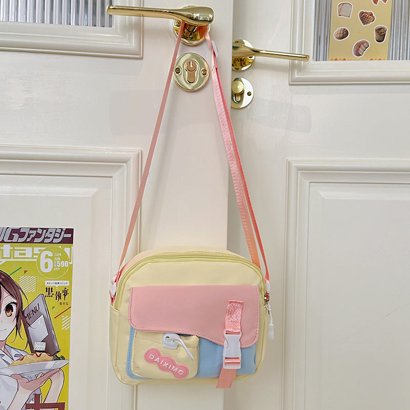 Women's Cross-Body Bag Small Square Bag Soft Nylon