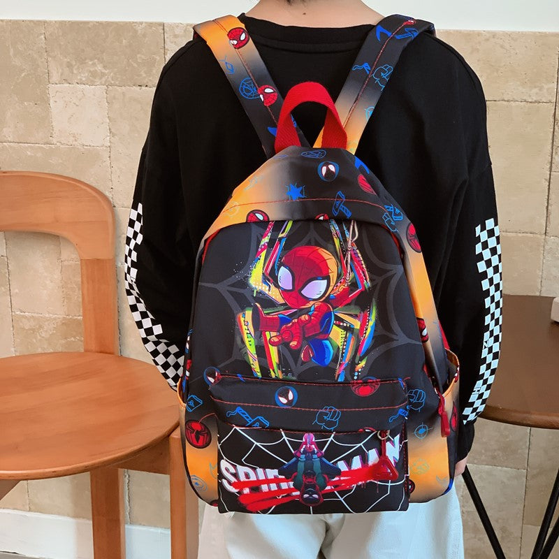 New Cartoon Children's Bags Portable All-Match Boys Ultraman Backpack Burden Reduction Kindergarten Backpack