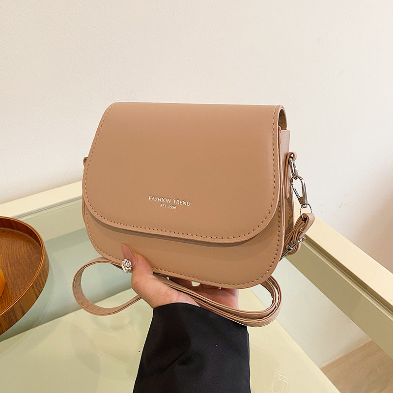 Simple Messenger Bag Stitching Design Daily Commuter's All-Matching Fashion Small Square Bag