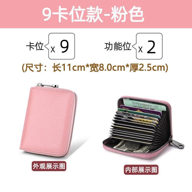Cute Cartoon Bear Wallet with Multiple Card Slots and ID Window for Daily Use