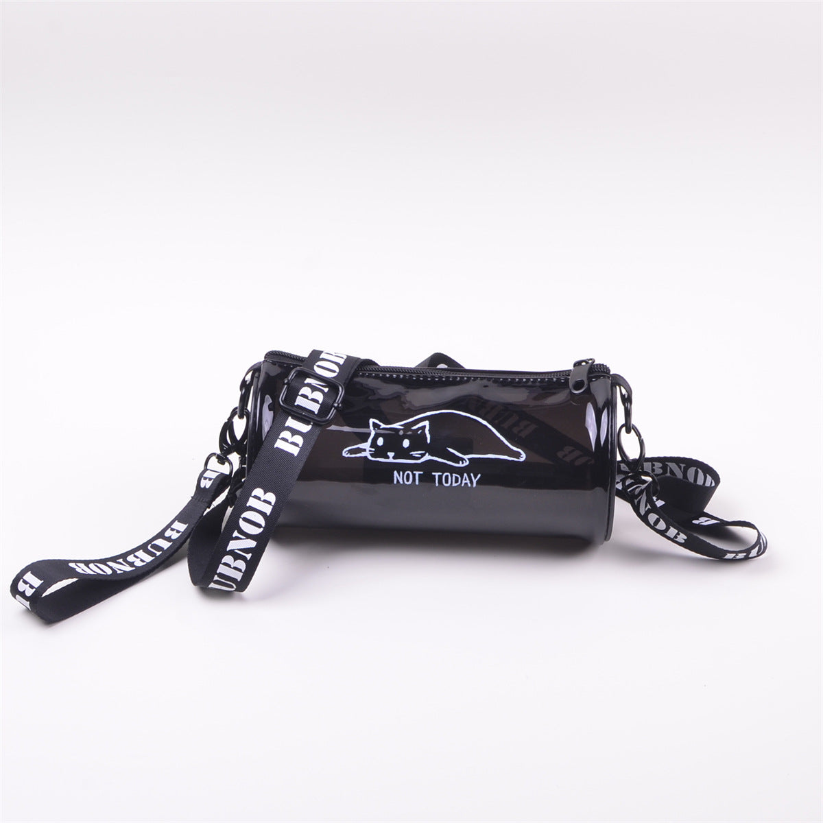 Transparent Cylinder Crossbody Bag 2024 New Fashion Clear Makeup Pouch for Daily Use and Travel