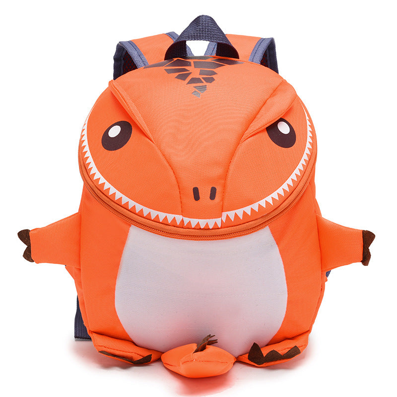 Cute Dinosaur Backpack for Kids Toddler School Bag Cartoon Design Anti-theft Lightweight Dual Shoulder Bag