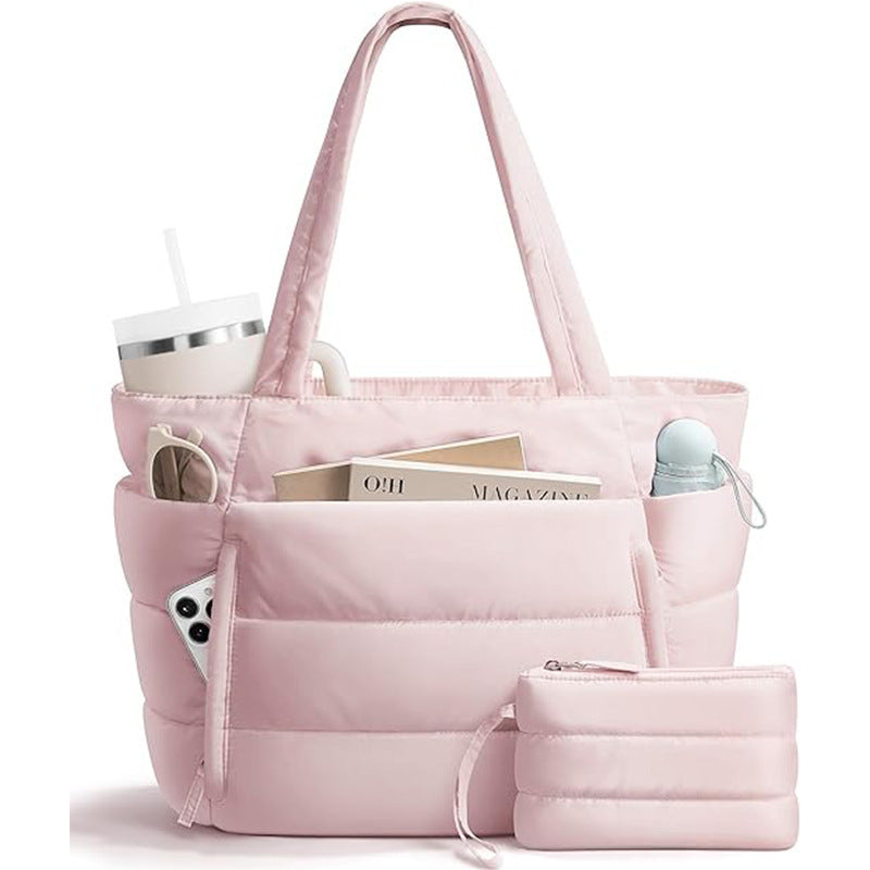 Handbag Multi-Compartment Tote Bag Short Trip Luggage Bag Shoulder Bag