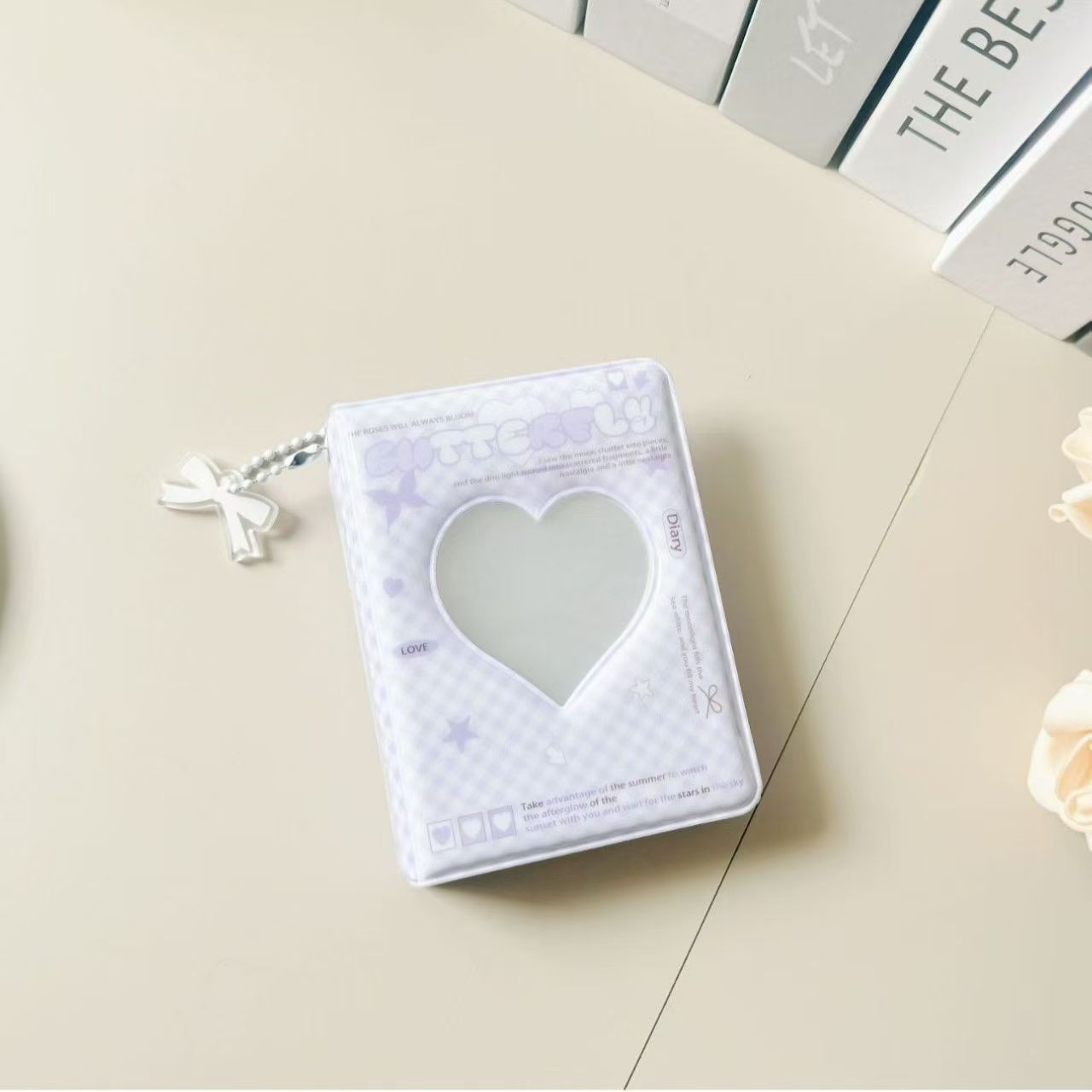New Bow Card Binder One Palace Grid 3-Inch Polaroid Star-Chasing Storage Mini Truck My Little Pony Business Card Storage Book