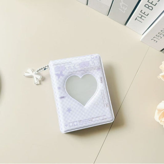 New Bow Card Binder One Palace Grid 3-Inch Polaroid Star-Chasing Storage Mini Truck My Little Pony Business Card Storage Book