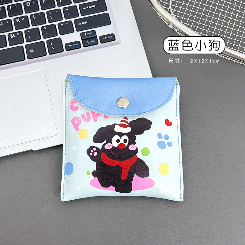Cute Coin Purse Cartoon Portable Aunt Towel Storage Bag Creative Portable Sanitary Napkin Storage Bag Female