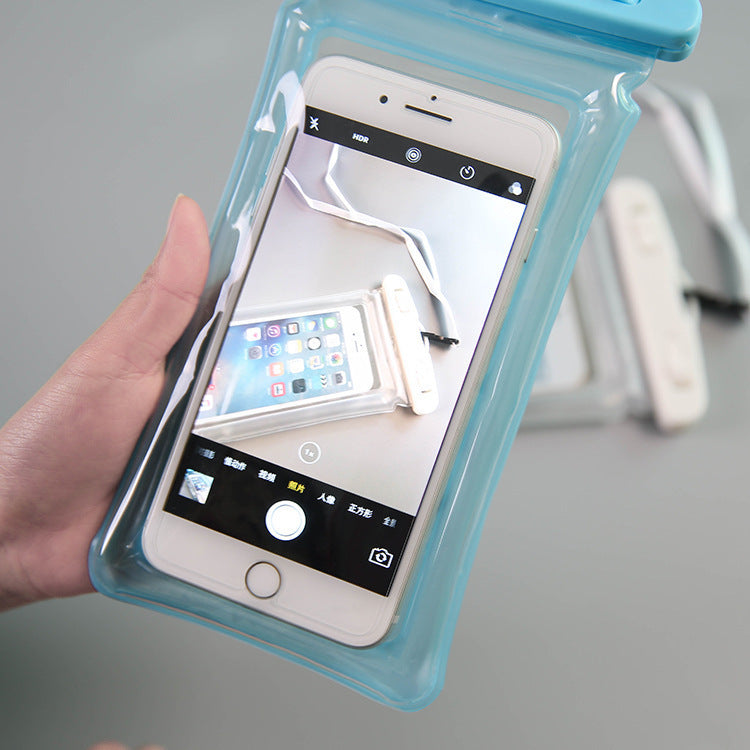 Thick Waterproof Phone Pouch with Air Cushion for Swimming, Diving, Outdoor Activities and Underwater Photography
