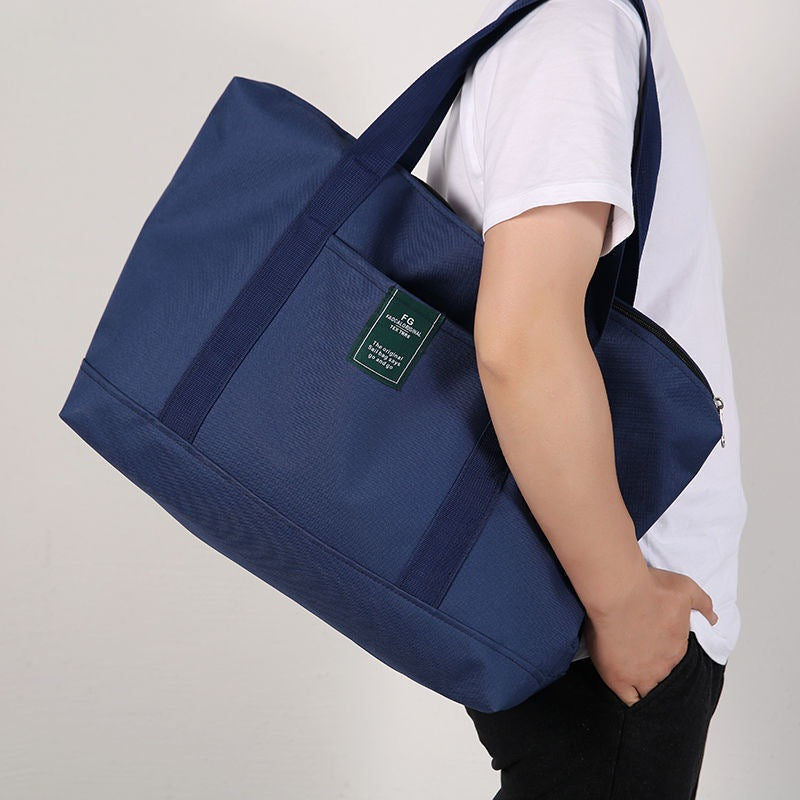 Travel Bag Large Capacity Bag Men's Luggage Bag Large Solid Handbag Outing Canvas Bag Maternity Package