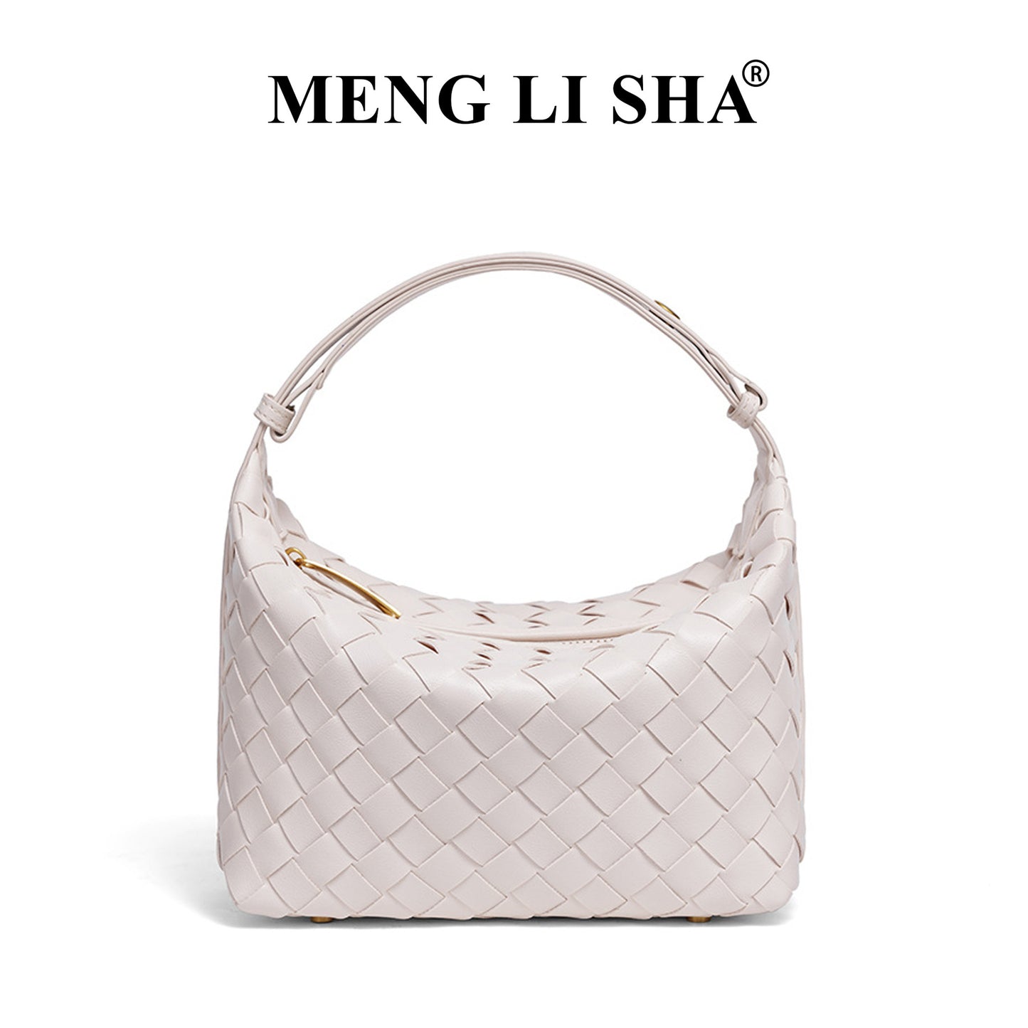 European and American New Suede Advanced Texture Woven Portable Lunch Bag Women's Fashion Simple Shoulder Crossbody Lunch Box Bag