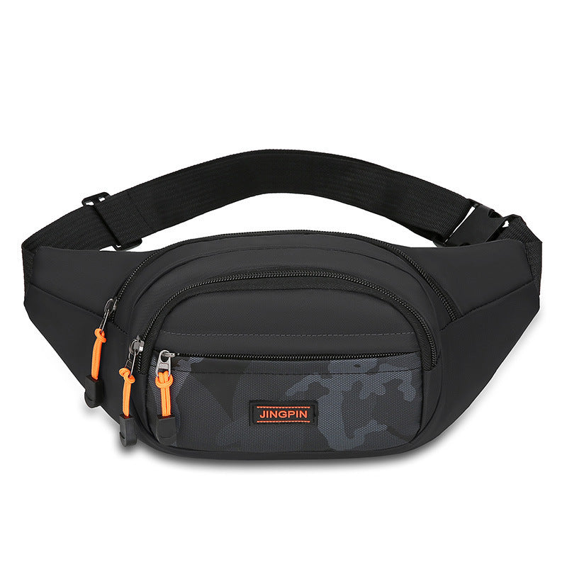 New Exercise Belt Bag Men's Outdoor Multifunctional Chest Bag Waterproof and Hard-Wearing Large Capacity Cash Bags