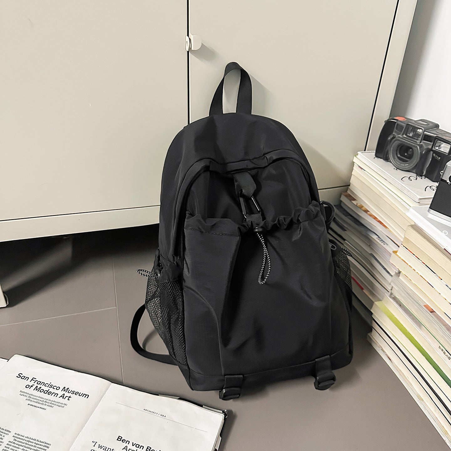 Backpack Schoolgirl's Schoolbag High School Men's Large-Capacity Backpack Leisure Travel Laptop Bag