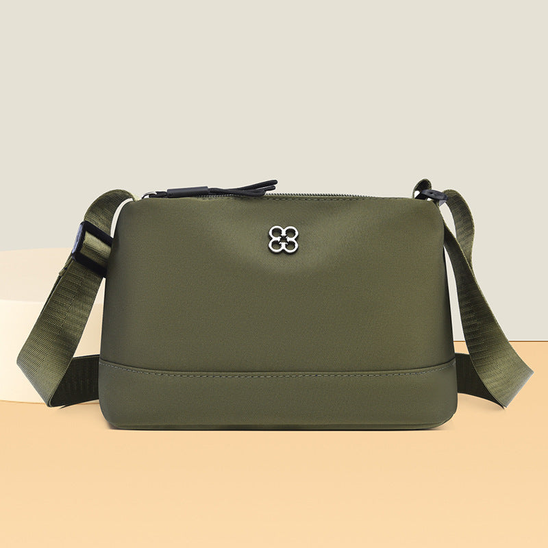 2024 New Casual Nylon Crossbody Bag for Women, Simple Fashionable Large Capacity Shoulder Bag with Zipper Closure and Phone Pocket