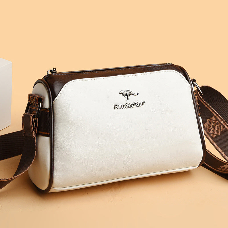 Trendy Women's Bag New Retro Double-Sided Pillow Bag Light Luxury Shoulder Messenger Bag