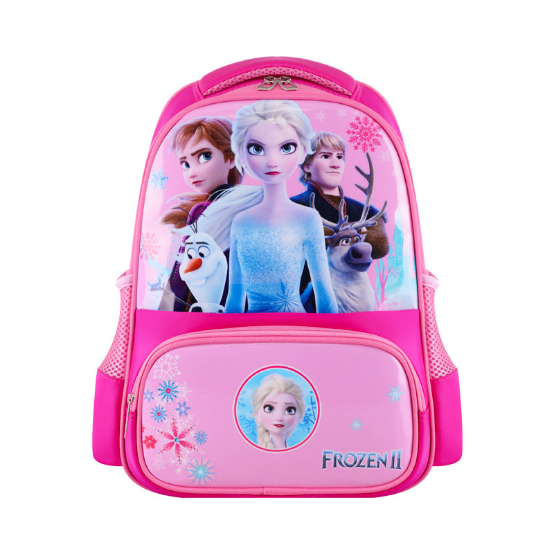 Lightweight Breathable Kids Backpack with Cartoon Design for School Children, Comfortable Ergonomic Shoulder Straps and Durable Nylon Material