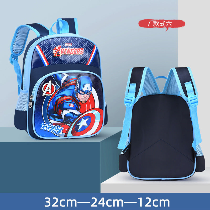 Cute Cartoon Stitch Kids Backpack for Kindergarten and School, Breathable and Waterproof Design with Thick Shoulder Straps