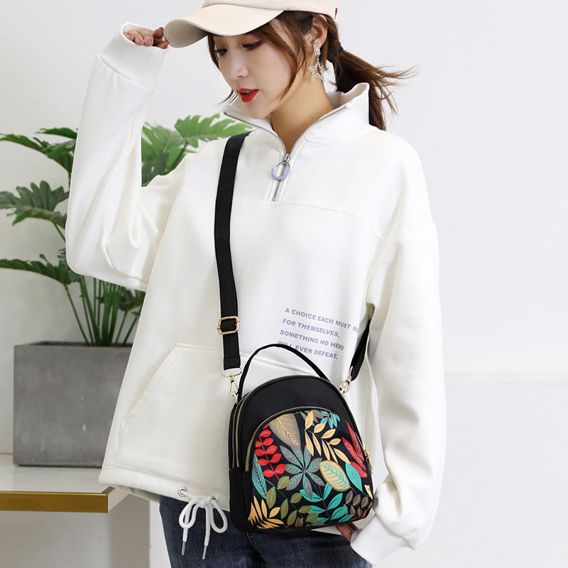 Women's Bag New Casual Korean Multi-Purpose Shoulder Bag Mini Double Backpack