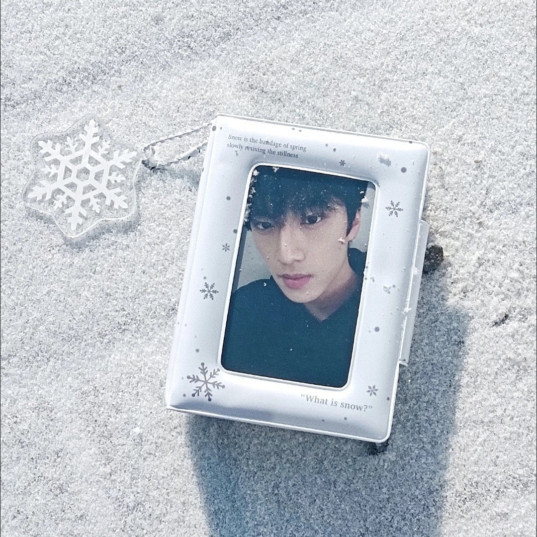 Winter Snowflake Card Holder Ins Style Yigong Grid Star Chasing Aidou Mini Truck Storage Book Card Binder Three-Inch Polaroid Album