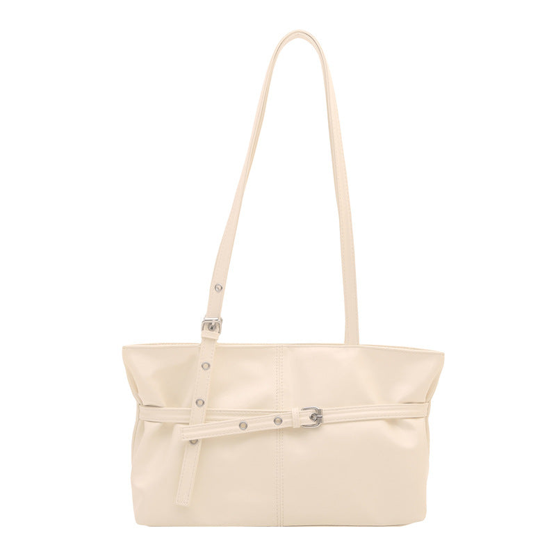 Retro Exquisite Tote Bag Large Capacity Commuter Shoulder Bag Everyday Joker Street Fashion
