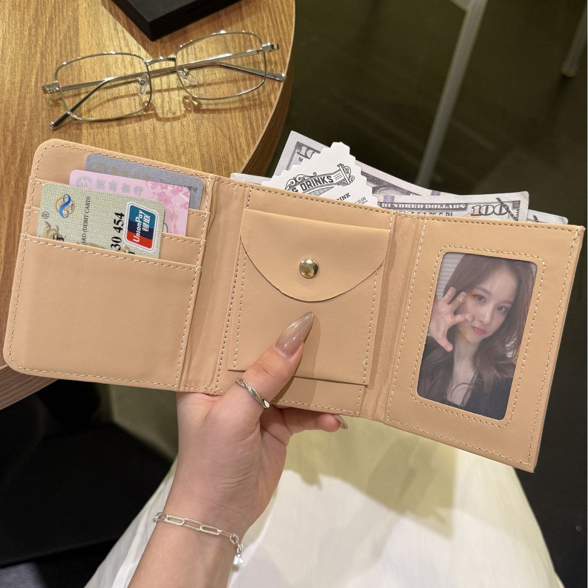 Korean Style Cute Sausage Dog Short Wallet Female Good-looking Multi-Card-Slot Card Holder Niche Portable Large-Capacity Coin Purse