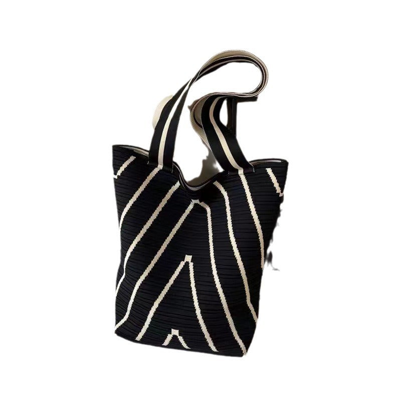 Underarm Bag Women's Large-Capacity Bucket Shoulder Bag Korean Style One Shoulder Popular Portable Tote Bag