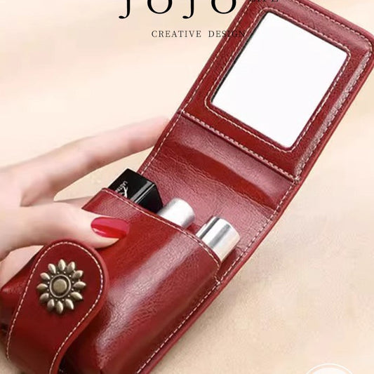 Cosmetic Bag Women's Portable Portable Cosmetic Case Mini Lipstick Storage Bag