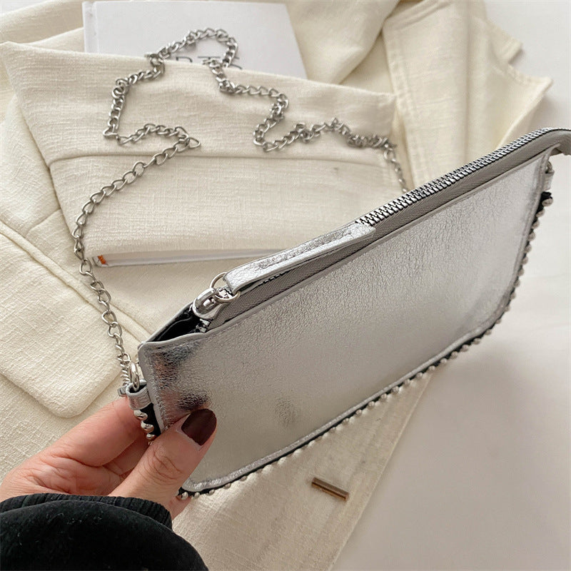 Popular Small Bag Women's New Summer Fashion Envelope Shoulder Bag Retro Easy Matching Chain Messenger Bag