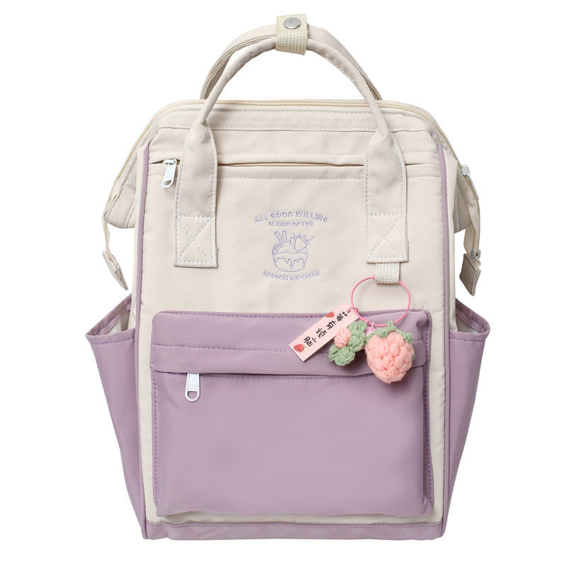 Mori Style Partysu Backpack Women's Cute Schoolbag Waterproof and Hard-Wearing Everyday Joker Student Backpack