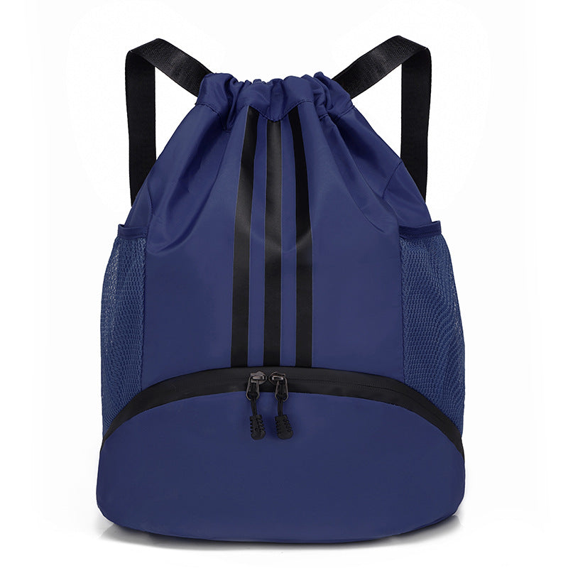 Lightweight Outdoor Sports Backpack with Drawstring Design, Breathable and Water-Resistant for Hiking, Cycling, Basketball and Football