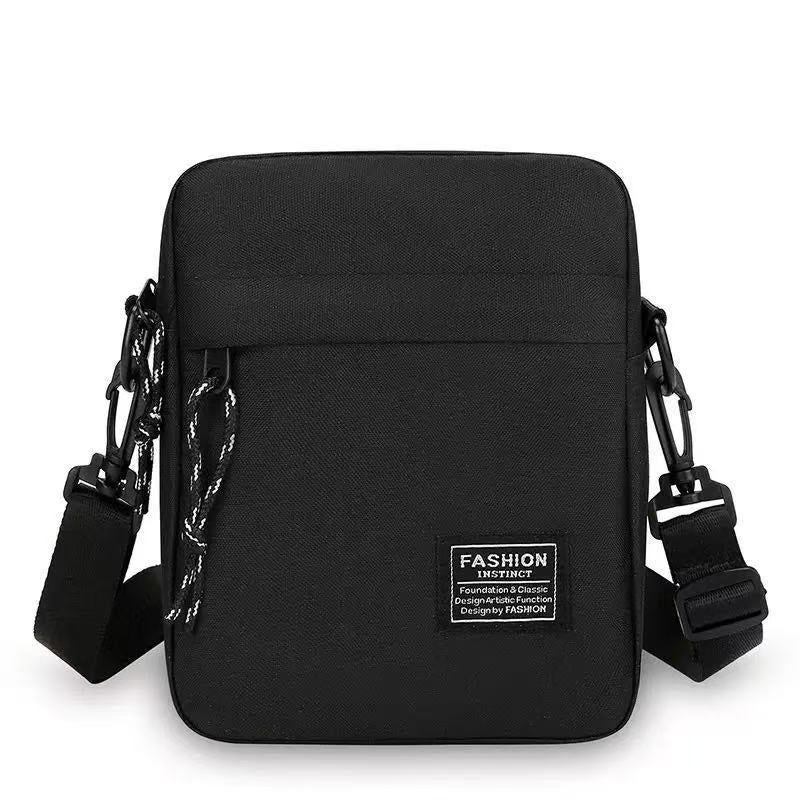 Fashionable Nylon Shoulder Bag with Multiple Pockets for Men and Women, Perfect for Daily Commute and Travel