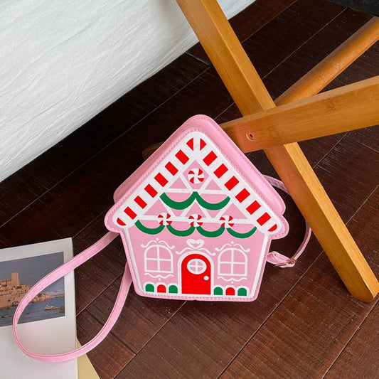 Women's Messenger Bag Creative New Personalized Pancake House Small House Trendy Grace Large Capacity Chain Portable Shoulder Bag