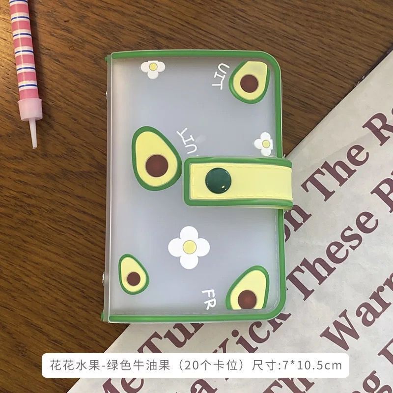 Women's Wallet Transparent Cute Cartoon Animal Card Holder Ultra-Thin Multi-Card-Slot Student Daily Anti-Degaussing Storage Card Holder