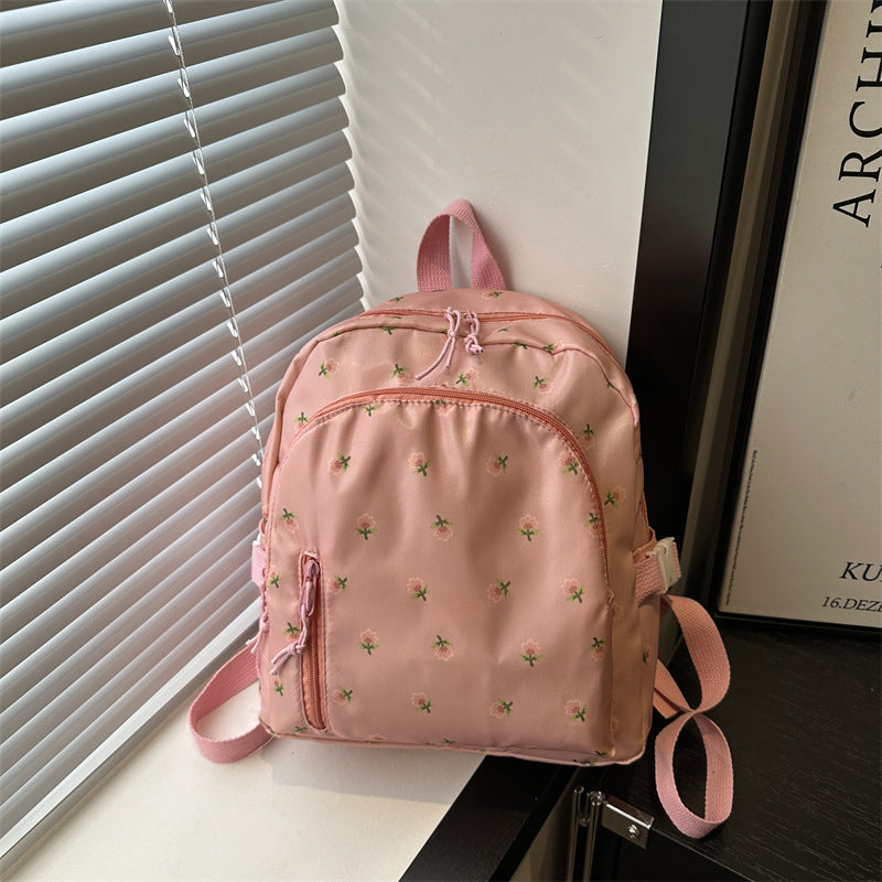 Women's Backpack New Flower Printing Backpack Leisure Stylish and Lightweight Students Daily Class Travel Backpack