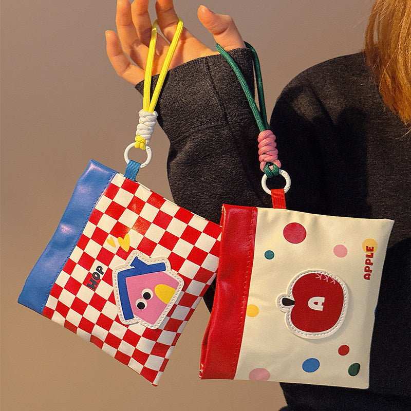 Cute Sanitary Napkin Bag Students Go out Portable Sanitary Napkin Small Bag Large Capacity Buggy Bag Aunt Towel Storage Bag