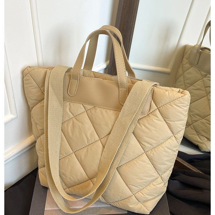 Cotton Coat Bag Korean Style Portable Tote Bag Women's Large Capacity Fashion All-Matching New Shoulder Bag