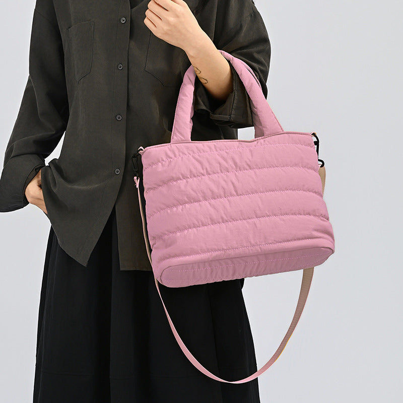 Women's Messenger Bag Personal Leisure All-Match Commute Large Capacity Good-looking Waterproof Portable Shoulder Bag