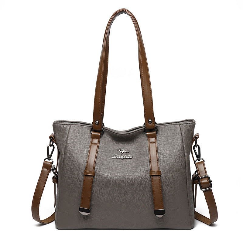 Hot Selling Tote Bag for Women New Soft Leather Fashion All-Match Texture Large Capacity Shoulder Bag
