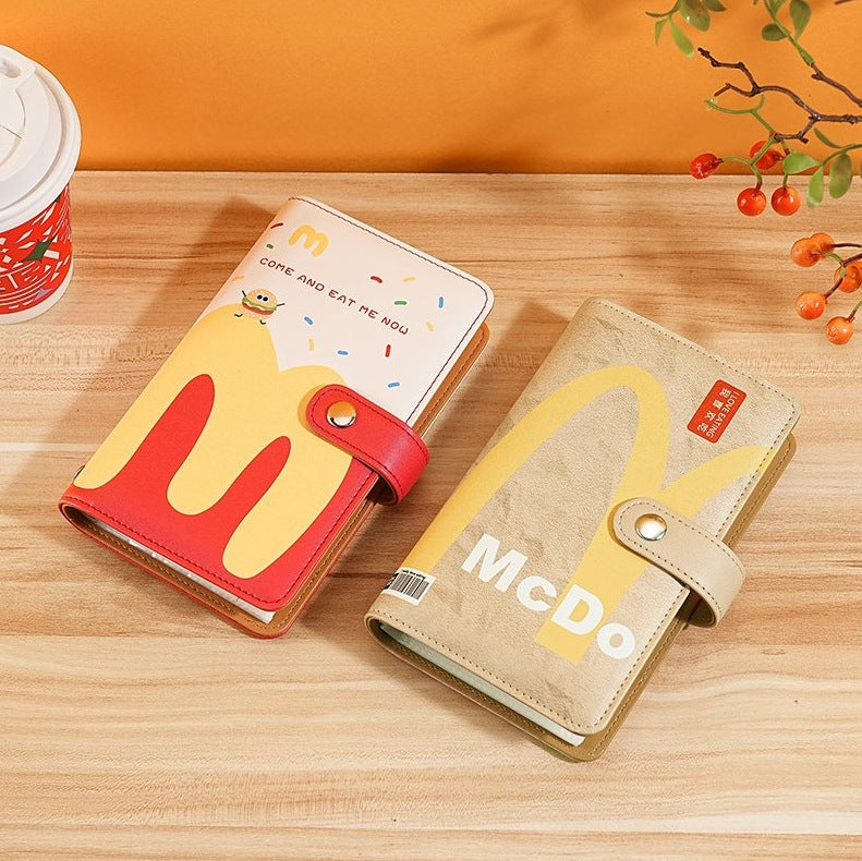 New [M Notes] Large-Capacity Saving Book Note Holder Commemorative Banknote Storage Book Financial Bag Ticket Holder