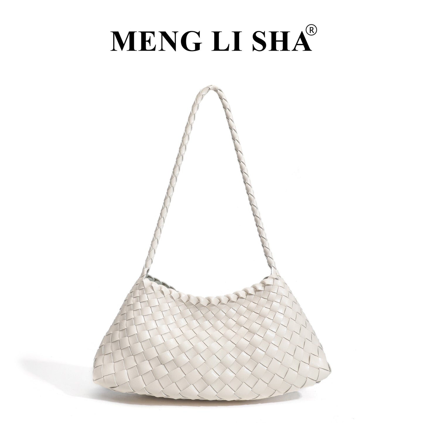 Popular Hand-Woven Bag Women's Fashion Retro Portable Vegetable Basket Bag All-Match Underarm One Shoulder Combination Bags