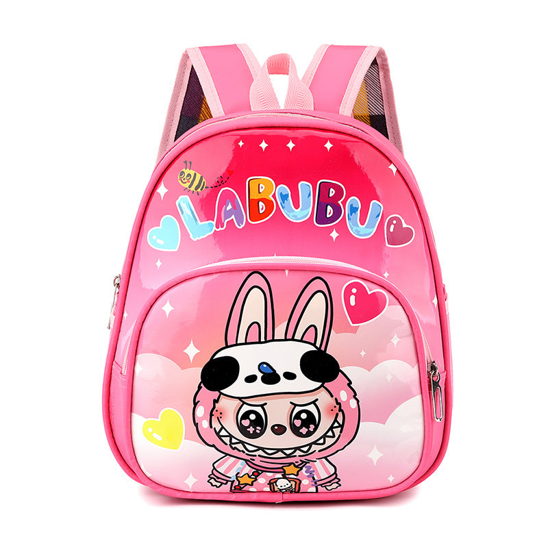 New Spider-Man Cartoon Kid's Small Schoolbag Labubu Boys and Girls Kindergarten Backpack Super Light and Burden-Free