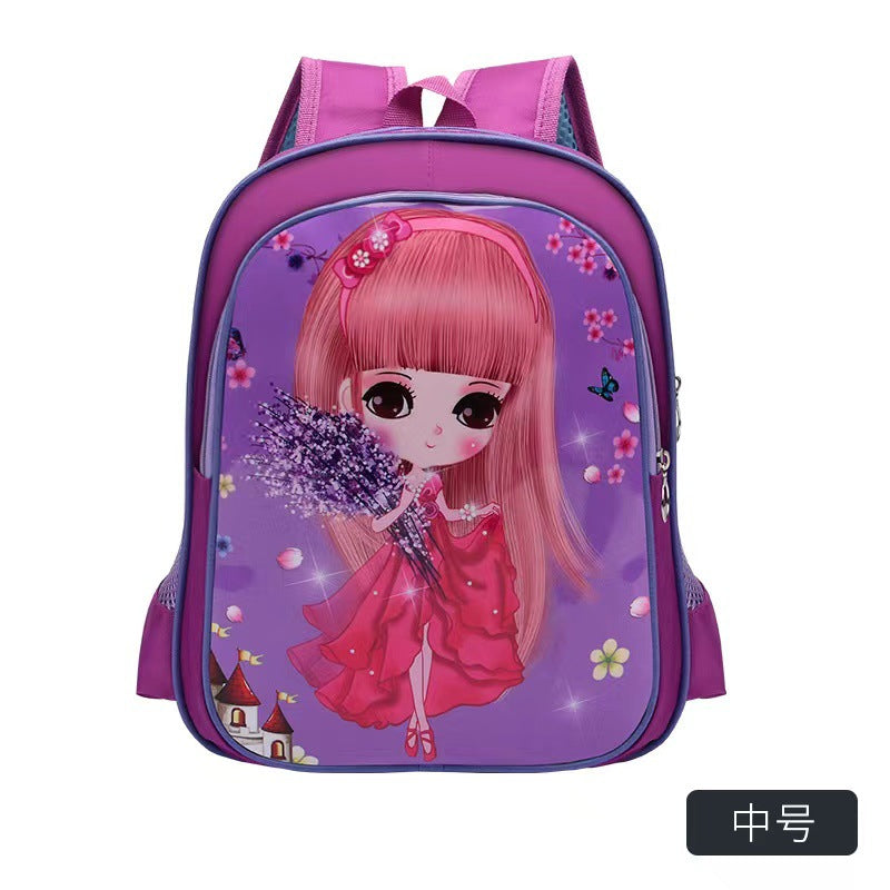 Cartoon Hero Children's Schoolbag Student Backpack Burden Alleviation Waterproof Wear-Resistant Spider-Man Ultraman