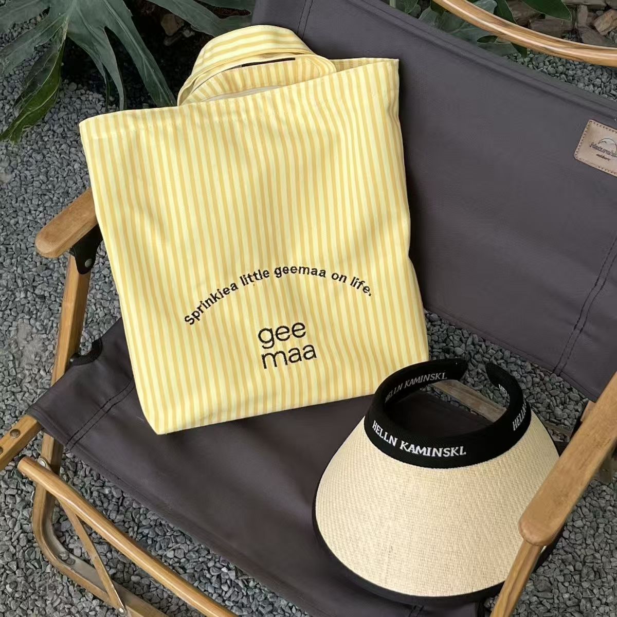 Cute Stripes Tote Bag Female Large Capacity Daily Commuter Shoulder Bag