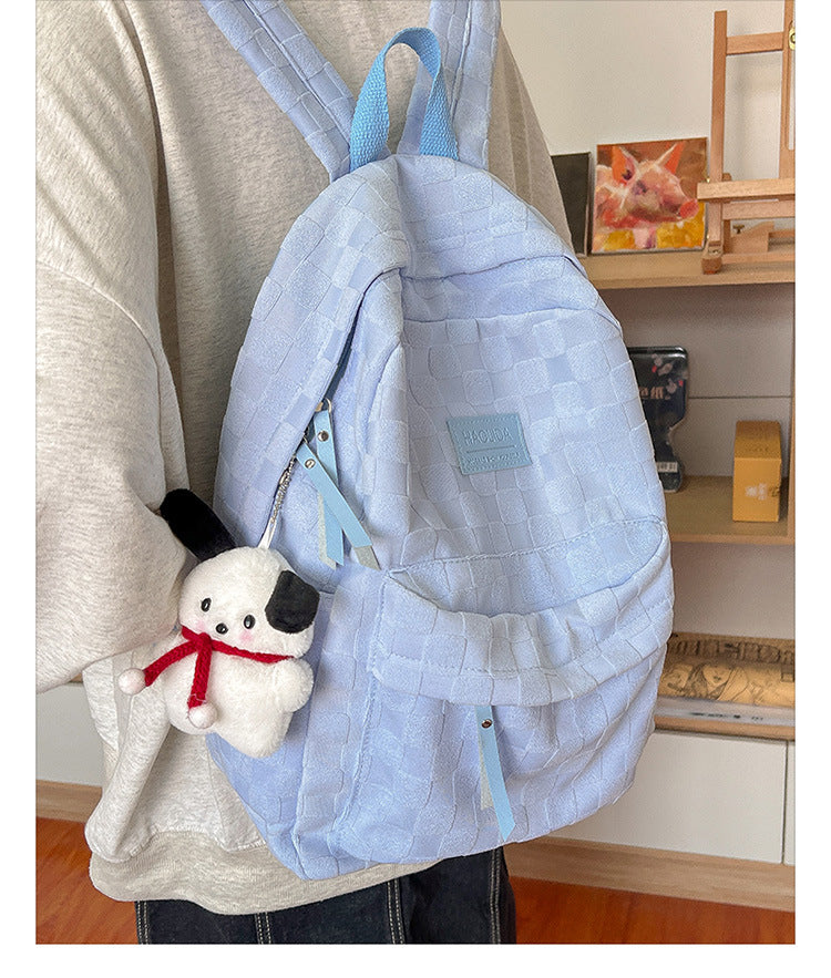 Stylish Quilted Backpack for Students and Daily Use with Large Capacity and Comfortable Design