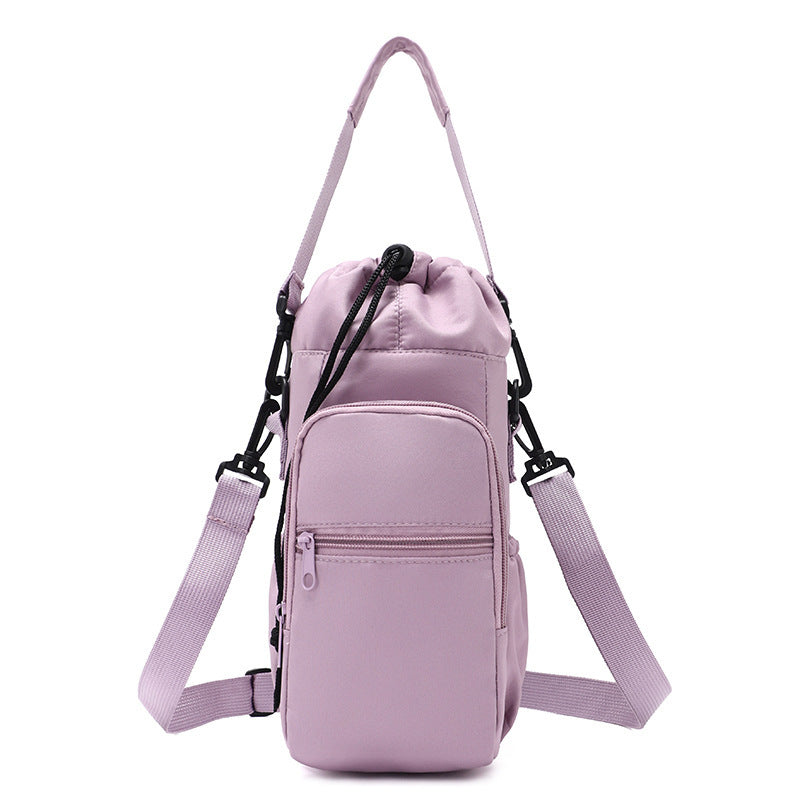Polyester Kettle Bag Men's and Women's Multi-Functional Waterproof Outdoor Cycling Sports Thermal Insulation Kettle Lightweight Compact Mobile Phone Bag