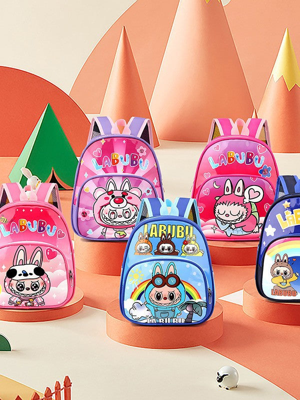 New Spider-Man Cartoon Kid's Small Schoolbag Labubu Boys and Girls Kindergarten Backpack Super Light and Burden-Free