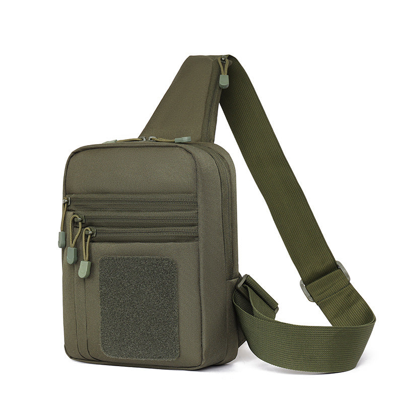 Men's Chest Bag Large Capacity Casual Tactical Backpack New Multi-Layer Oxford Cloth Versatile Sports Travel Shoulder Messenger Bag