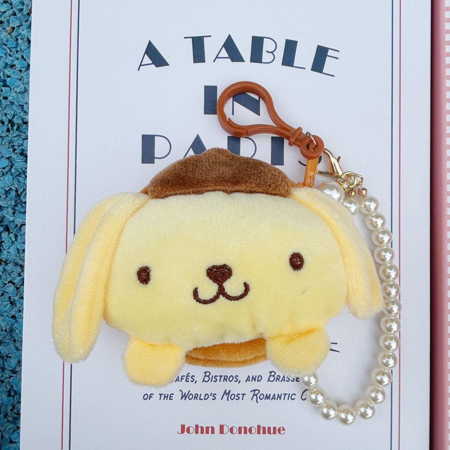 Cute Creative Coin Purse Cartoon Doll Ornaments Bead Necklace Lanyard Small Wallet Coin Bag Storage