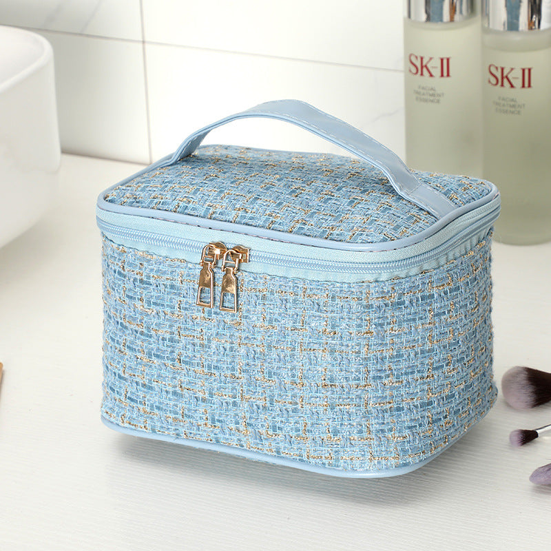 Women's Portable Large Capacity Cosmetic Bag Travel Toiletry Storage Artifact Simple Fashion Good-looking Multifunction Storage Bag