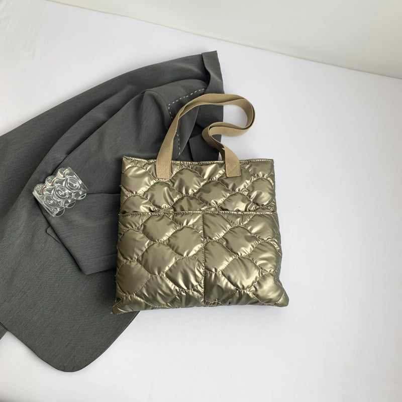 New Retro Lazy Style Fashion Korean Style Commuter Bag Women's Retro Shoulder Underarm Tote Bag