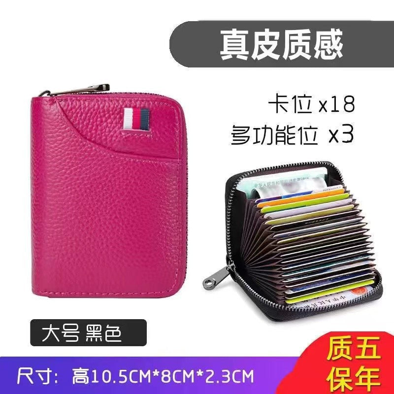 Hot Sale Bag Men's and Women's Document Bag Large Capacity Driver's License Small Wallet